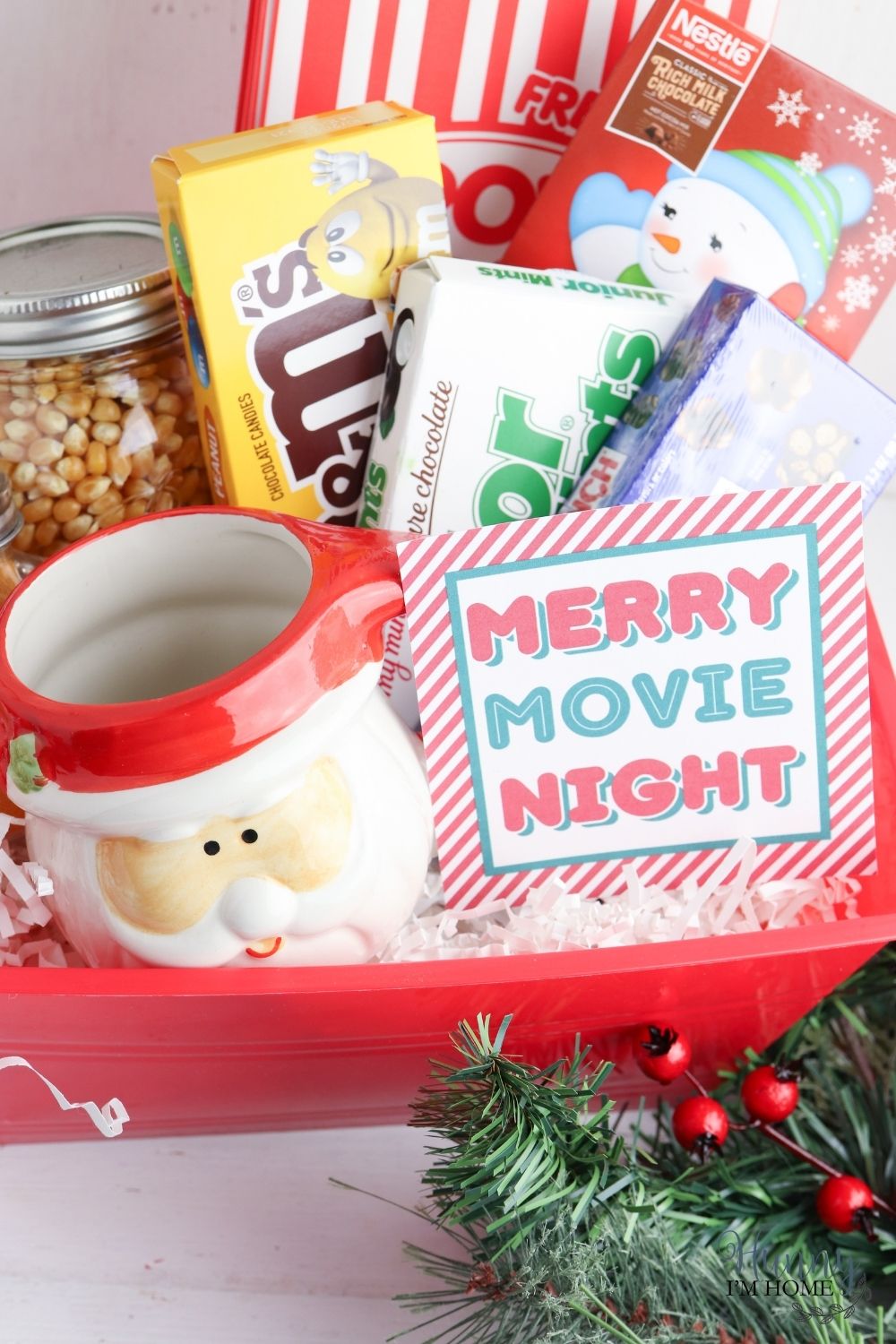 Movie Night Hamper, 20+ Super Easy DIY Christmas Gifts for Him