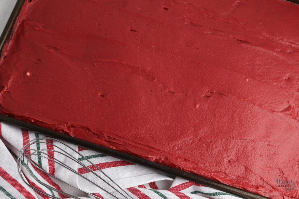 red velvet sheet cake