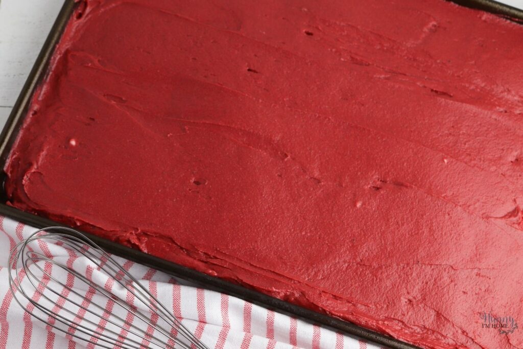 red velvet sheet cake recipe