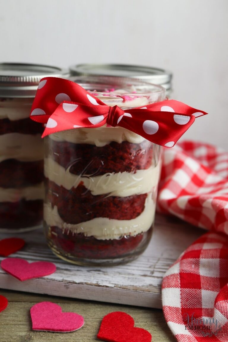Cake in a Jar Recipe for Valentine’s Day
