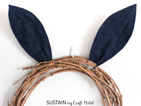 Image for A Quick and Simple Easter Wreath: It’s All in the Bunny Ears