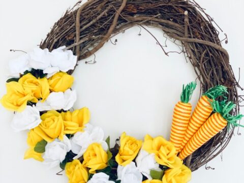 Image for DIY Dollar Tree Easter Wreath 