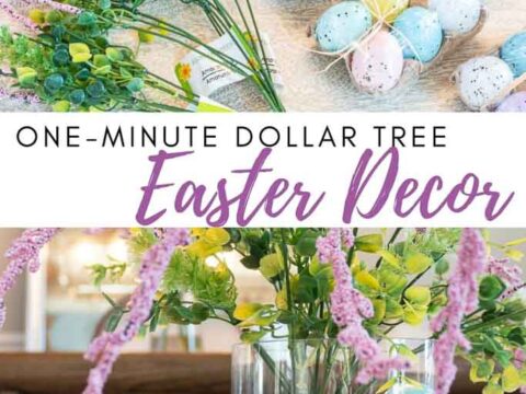 Image for Easy One Minute Dollar Tree Easter Decor