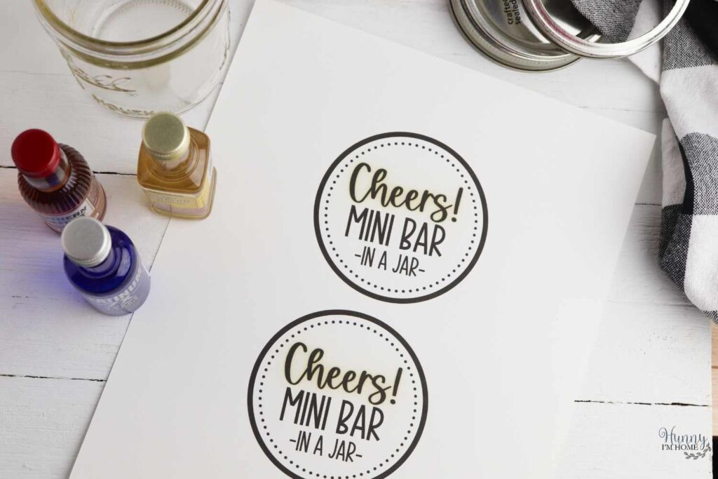 Quick & Easy Mini Bar in a Jar Gift with Printable Label