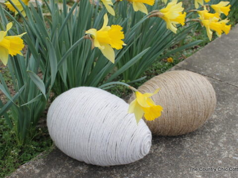 Image for {Large} Twine Wrapped Easter Eggs