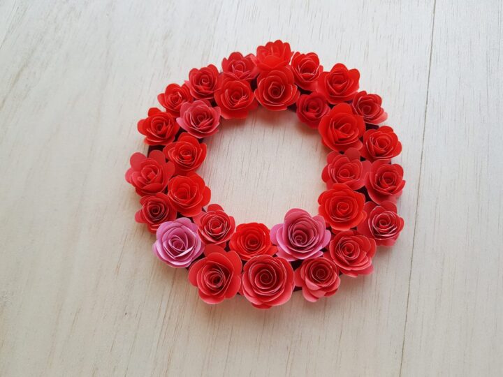 Image for Paper Flower Wreath Craft