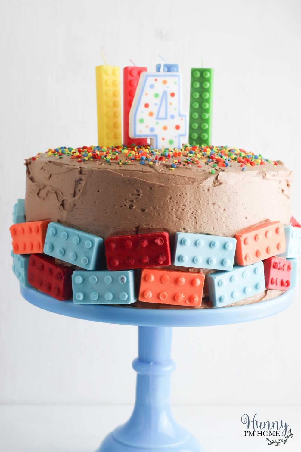 Simple DIY Lego Birthday Cake Your Kids Will Love 