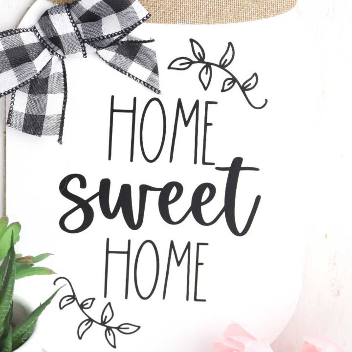 home sweet home sign