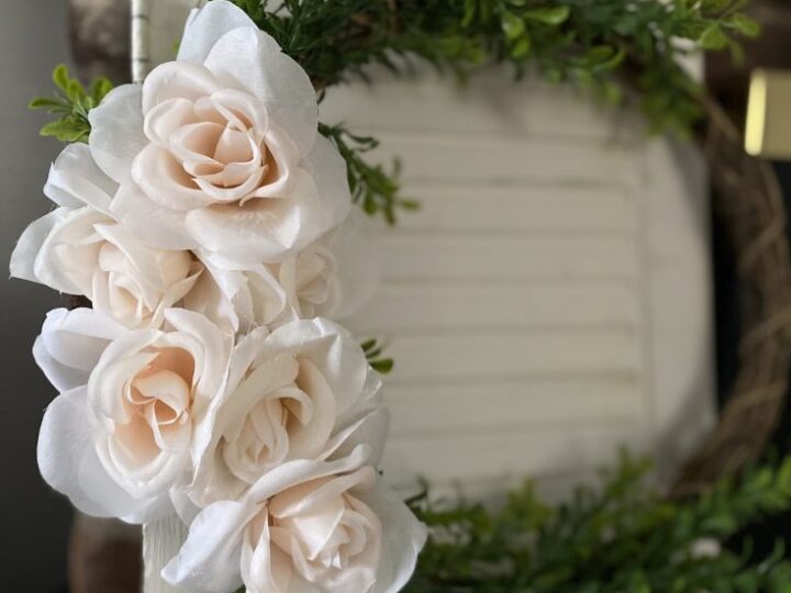 Image for Rustic “Embroidery Hoop Style” Spring DIY Wreath ($5 to Make!)
