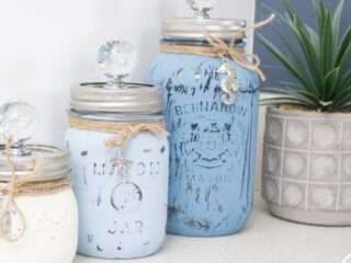 painted mason jars for teachers