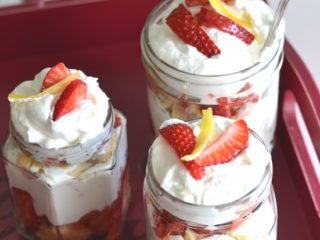 Image for Old Fashioned Strawberry Shortcake in Mason Jars