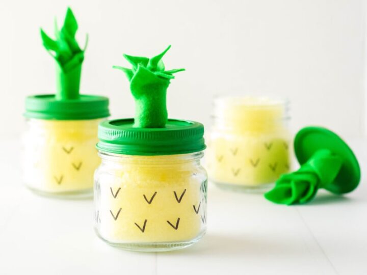 sugar scrub jarred gift