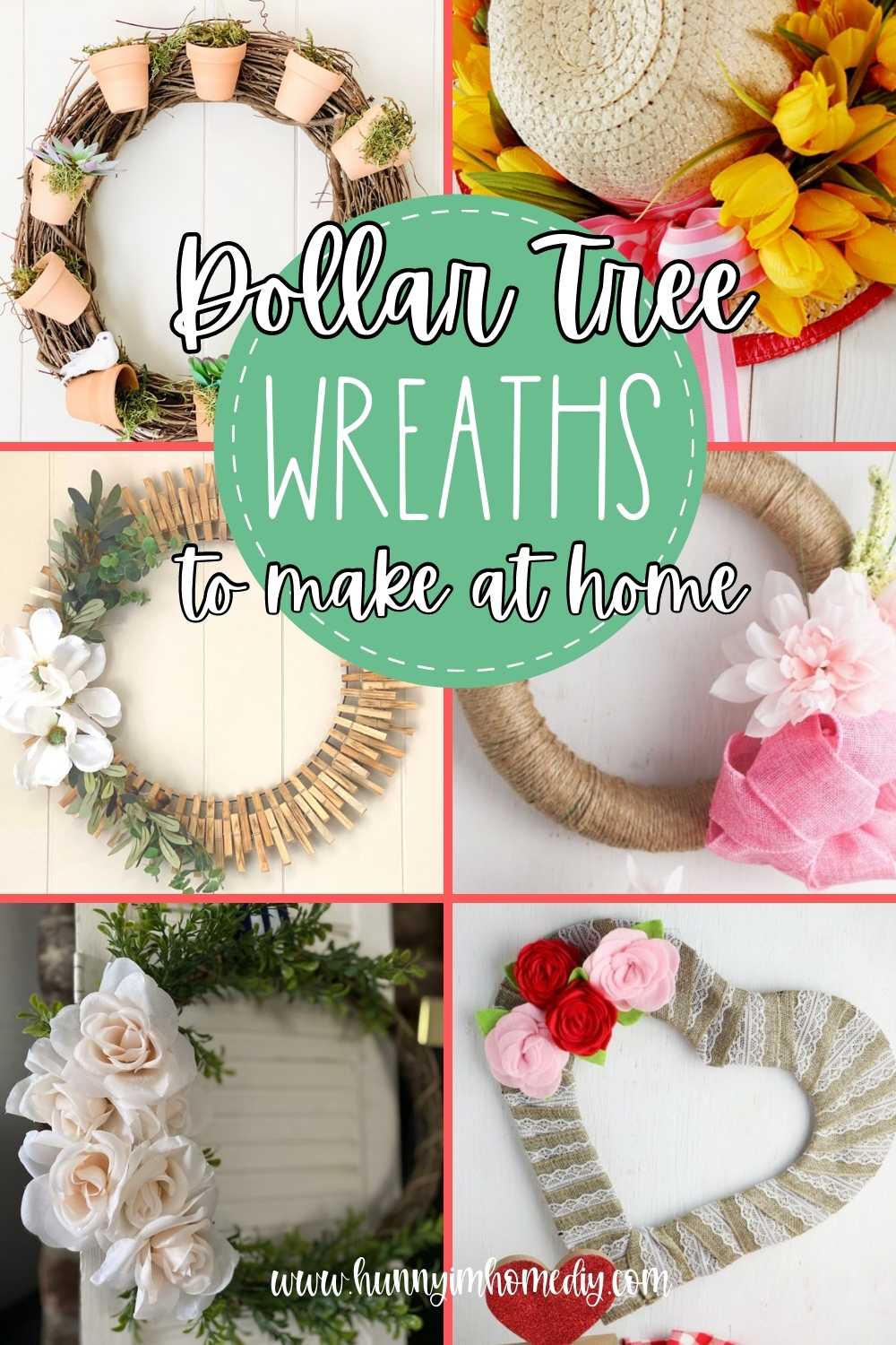 Inexpensive Floral Foam Wreath Easy DIY 