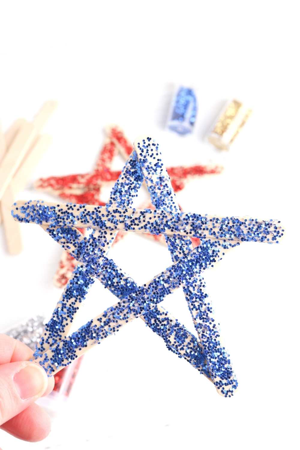 how to make popsicle stick stars