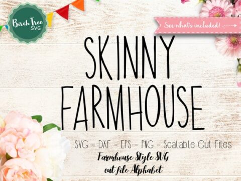 Image for Skinny Farmhouse Alphabet 