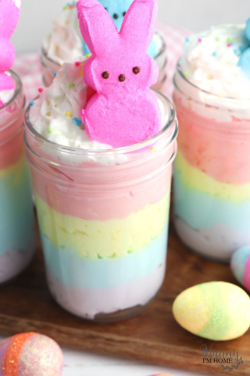 mason jar easter bunny parfait