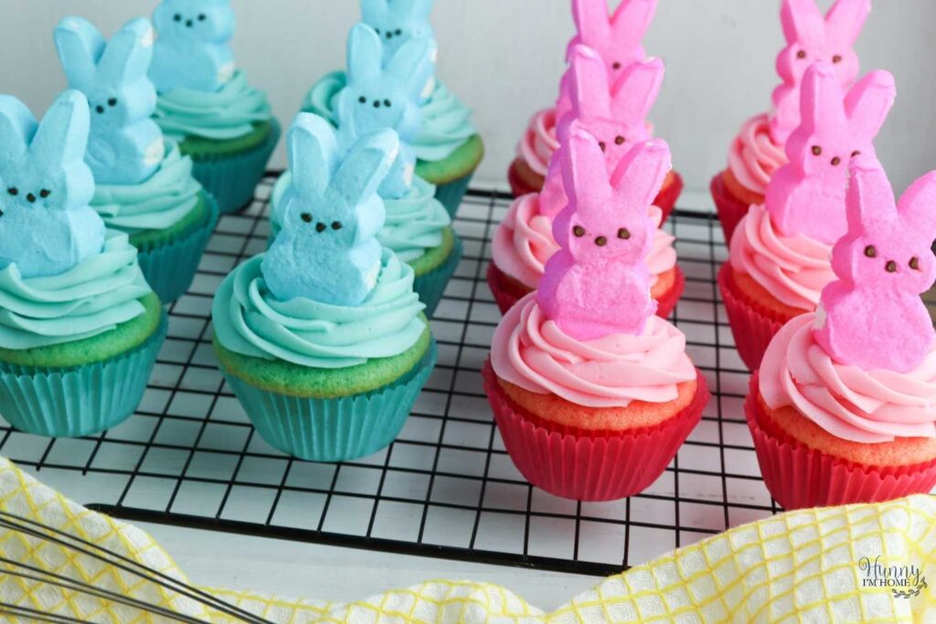peeps easter cupcakes