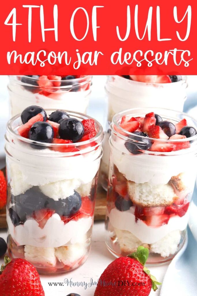 4th of july mason jar dessert recipe