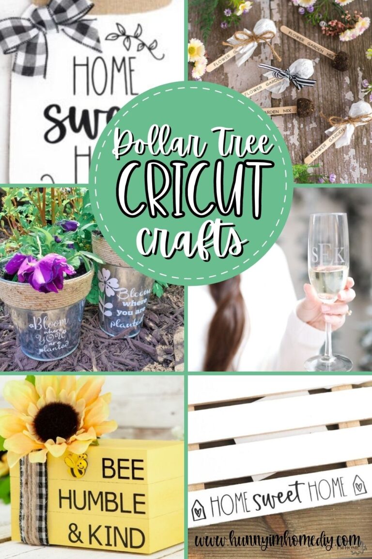 15 Easy DIY Dollar Tree Cricut Crafts