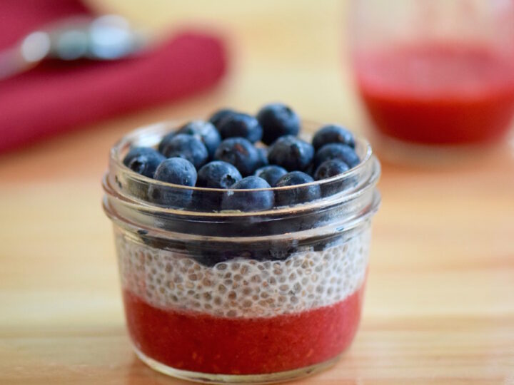 Image for Berry Patriotic Chia Seed Pudding 