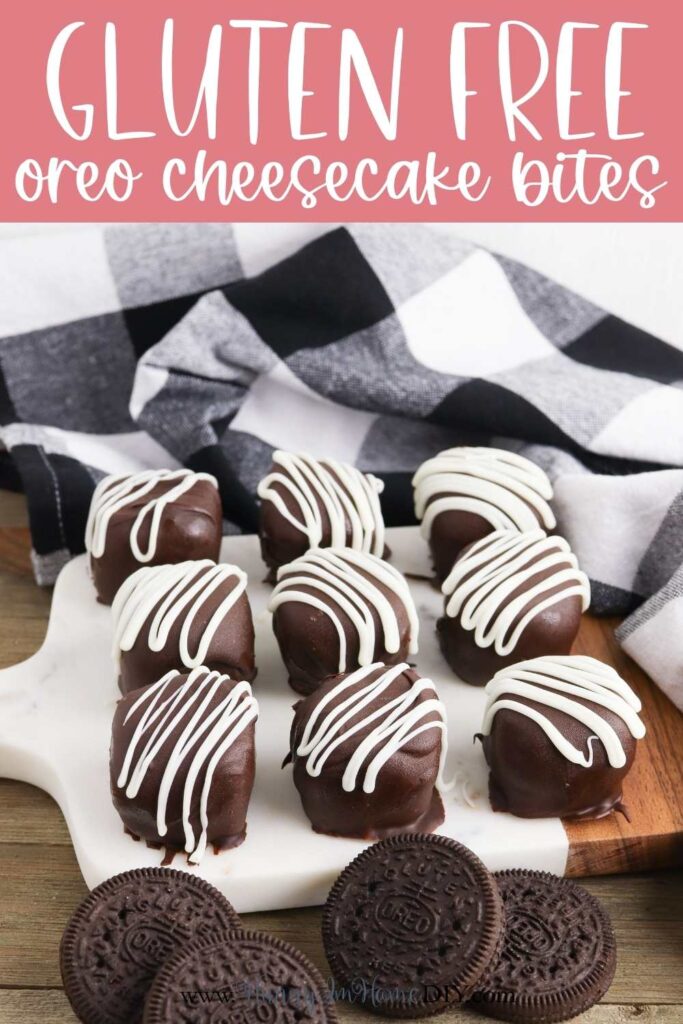 gluten free oreo cheesecake bites recipe