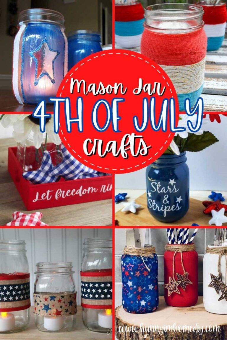 15 Patriotic 4th of July Mason Jar Ideas