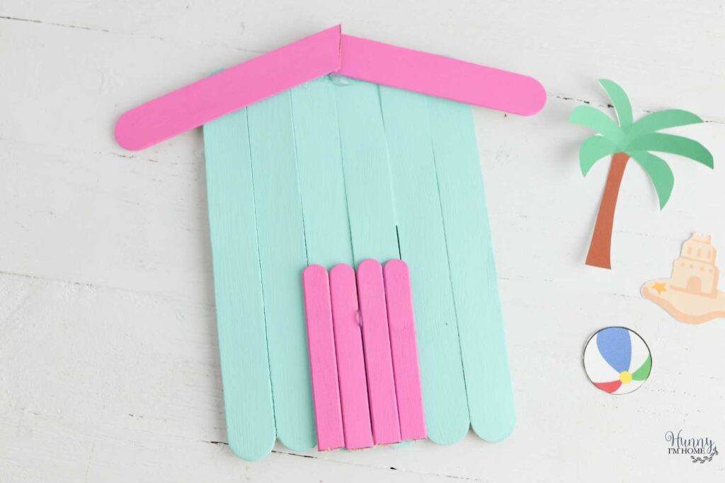 preschool beach house craft