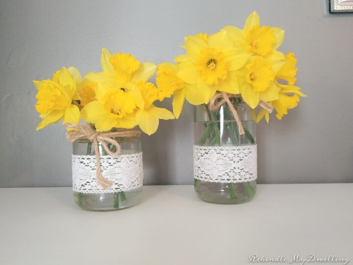 Image for DIY Spring Vases with Lace