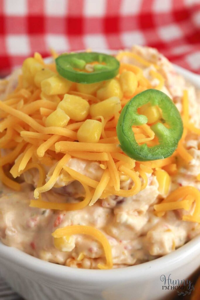 southwestern fiesta corn dip