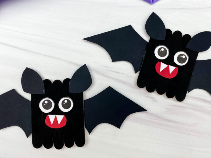 Image for Bat Popsicle Stick Craft For Kids [Free Template]