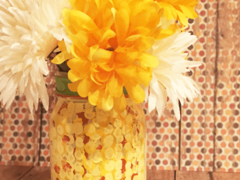 Image for DIY Fall Harvest Corn Mason Jar Craft
