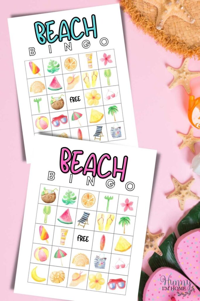 beach party bingo
