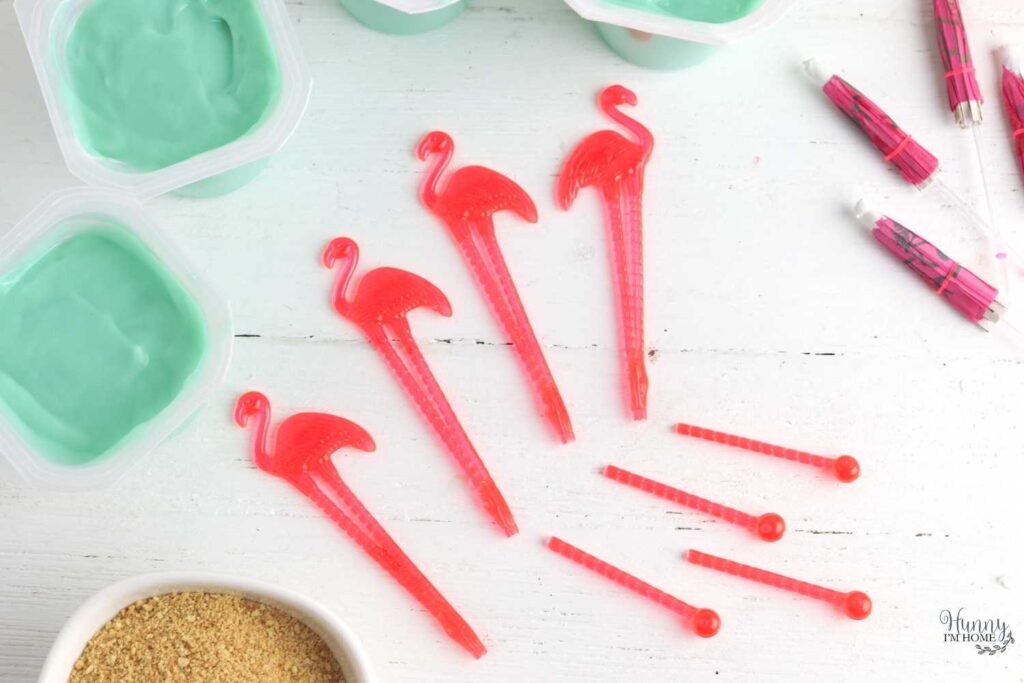 Beach Party Pudding Cups