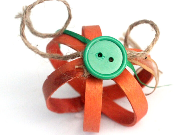 Image for DIY 3D Craft Stick Pumpkin