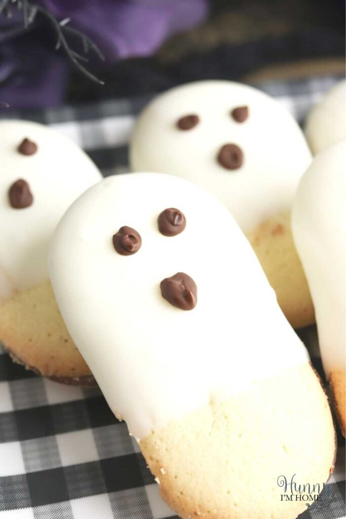 No bake Milano Cookie Ghosts