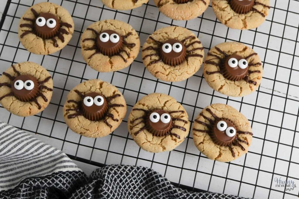 peanut butter spider cookies