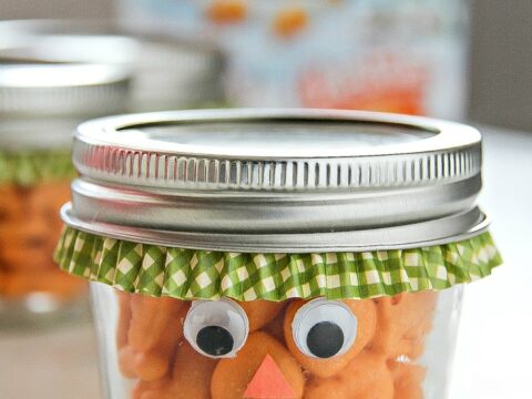 Image for These Scarecrow Jars are a Fun Fall Treat for Kids