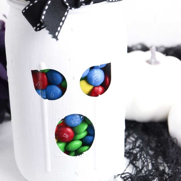 ghost mason jar craft