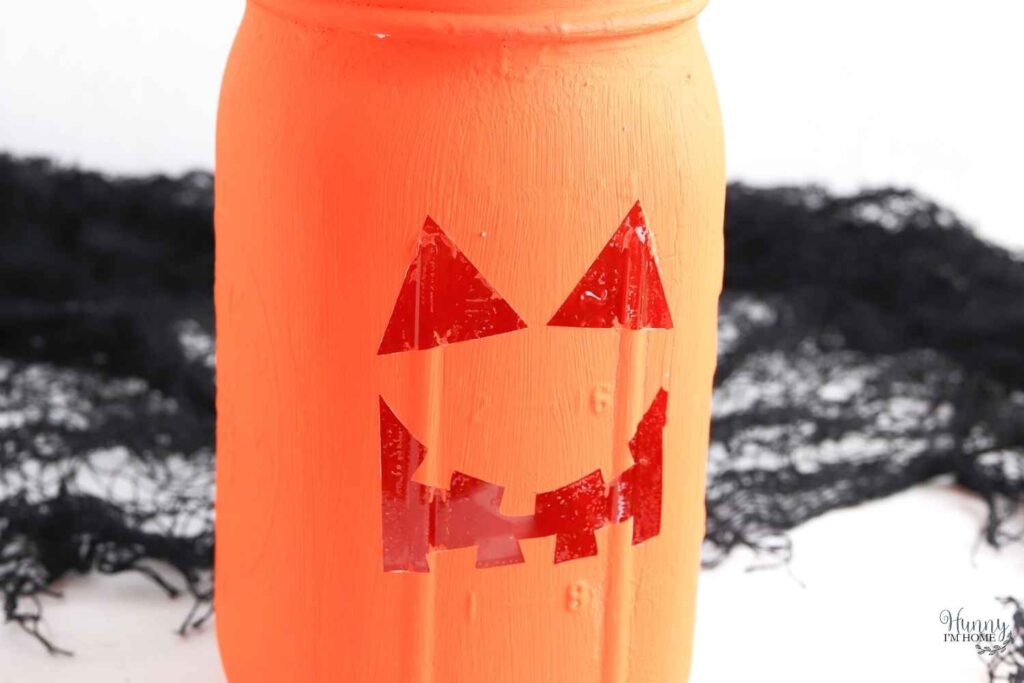 jack o lantern mason jar cricut craft