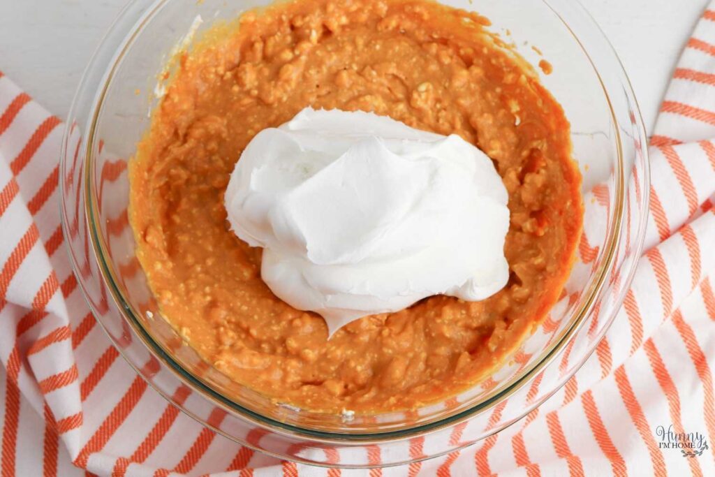 No Bake Pumpkin Cheesecake with Cool Whip