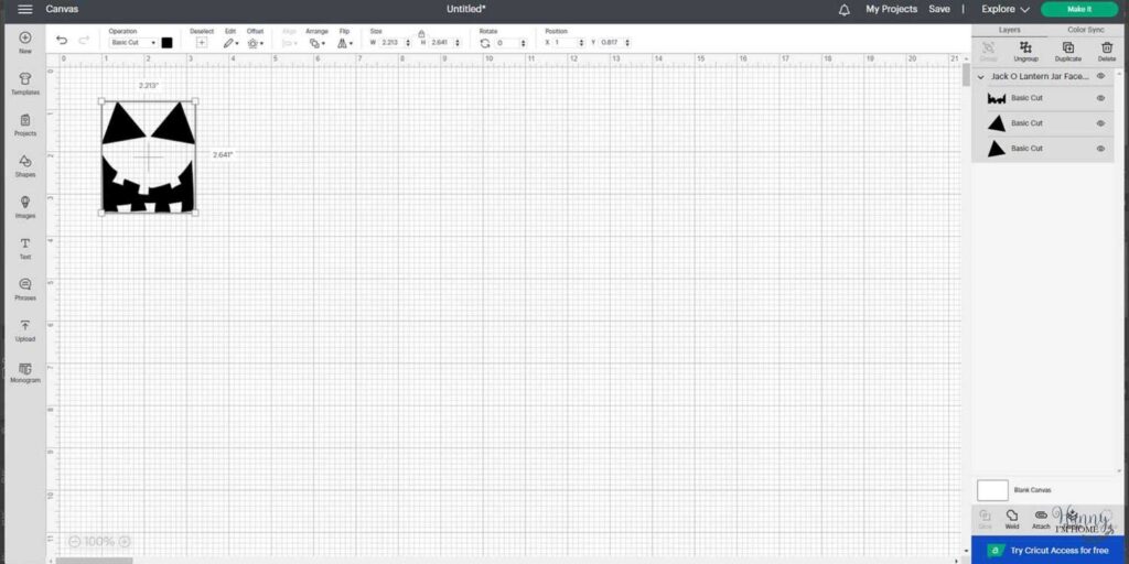 resize and weld the jack o lantern svg