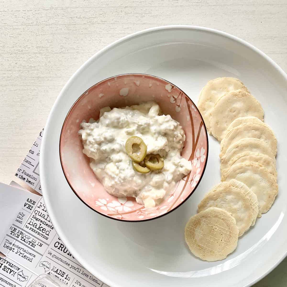 Image for 5-min Cream Cheese Olive Dip Recipe