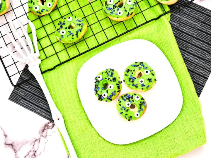 Image for 3 Ingredient Monster Air Fryer Halloween Donuts