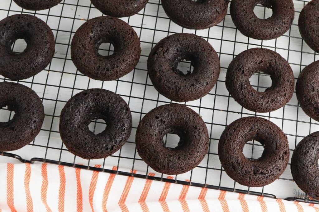 chocolate halloween donuts