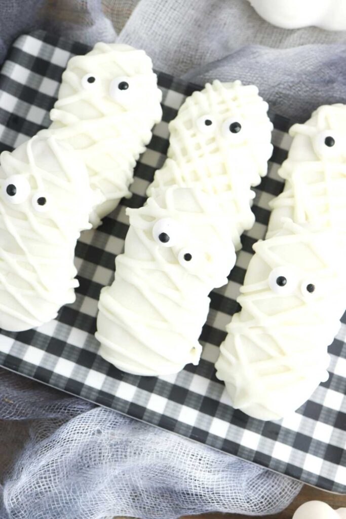 no bake mummy cookies