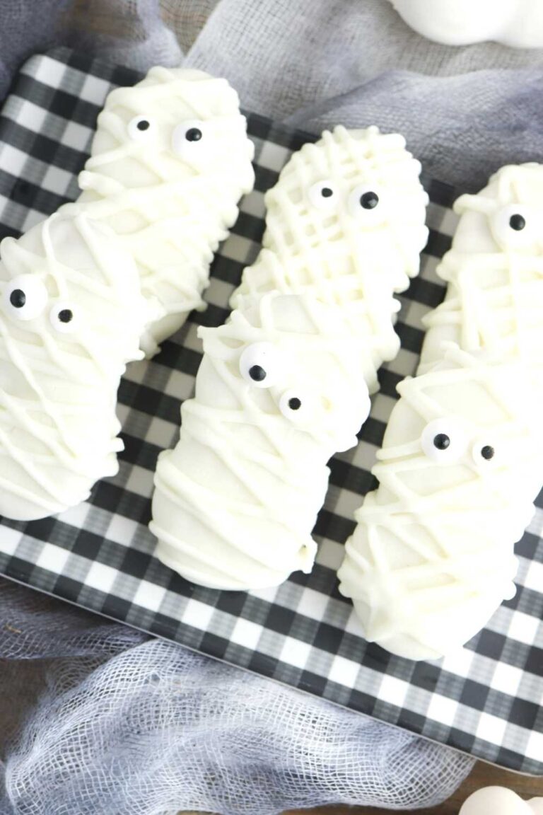 Nutter Butter Mummies for Halloween