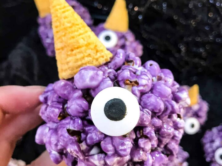 Image for Purple People Eater Halloween Popcorn Balls
