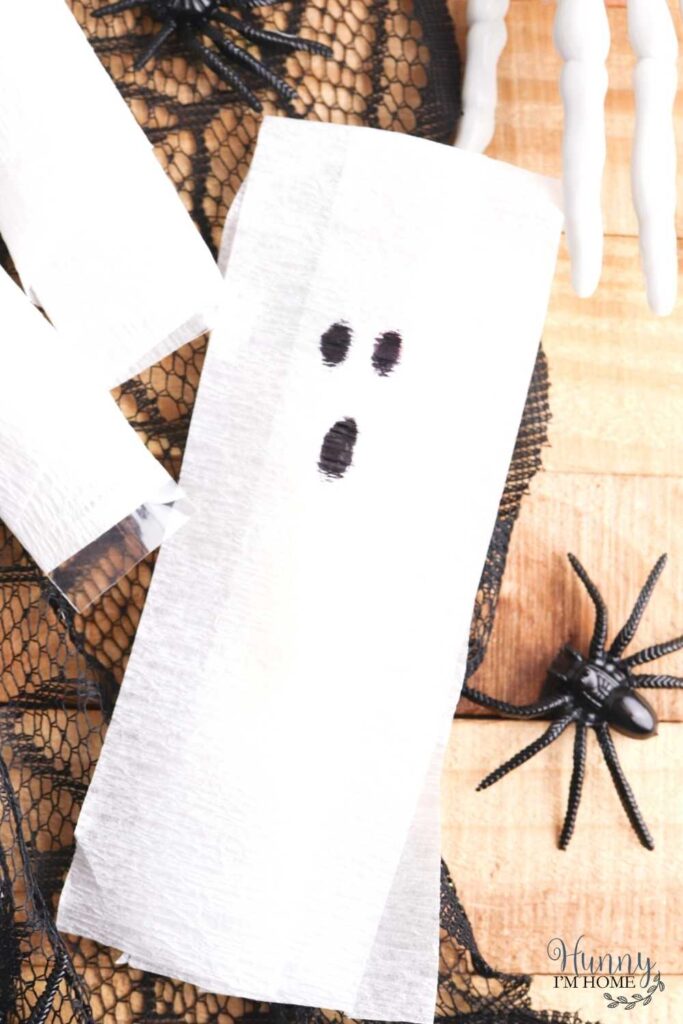 diy ghost string cheese