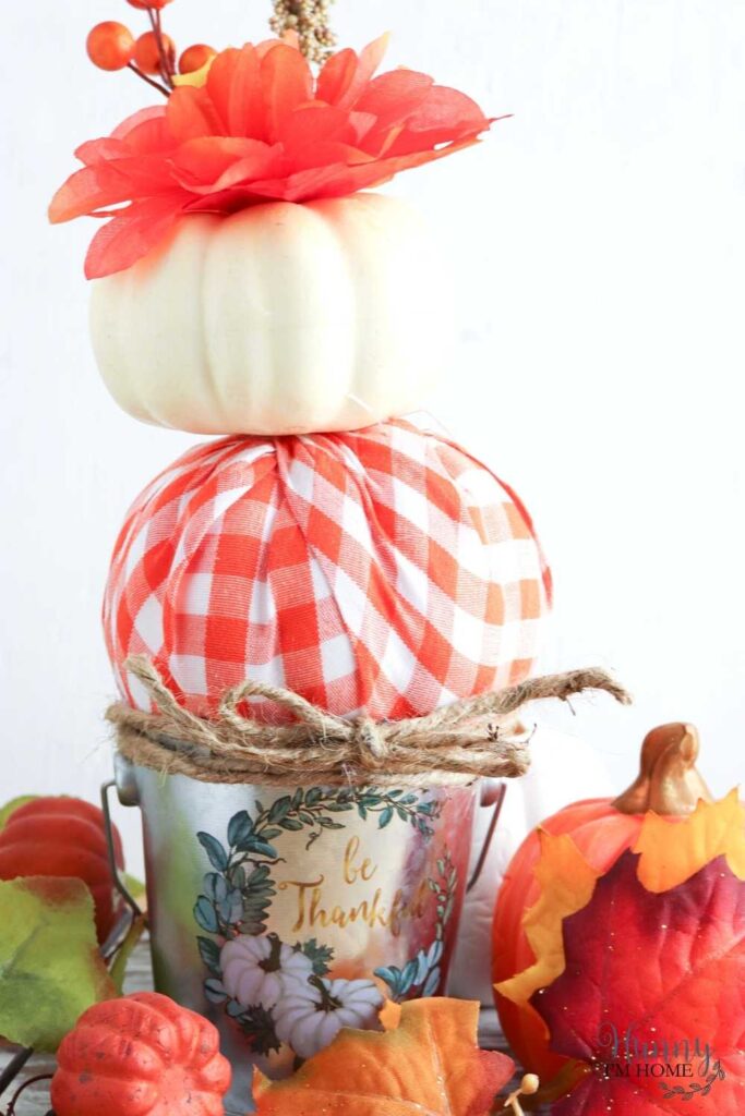 dollar store fall decoration