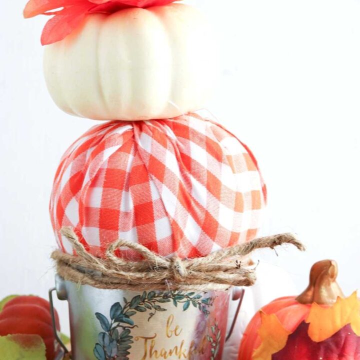 dollar store fall decoration